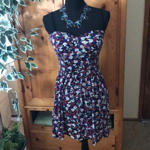 Blue, Red, White & Black Bra Back Sundress